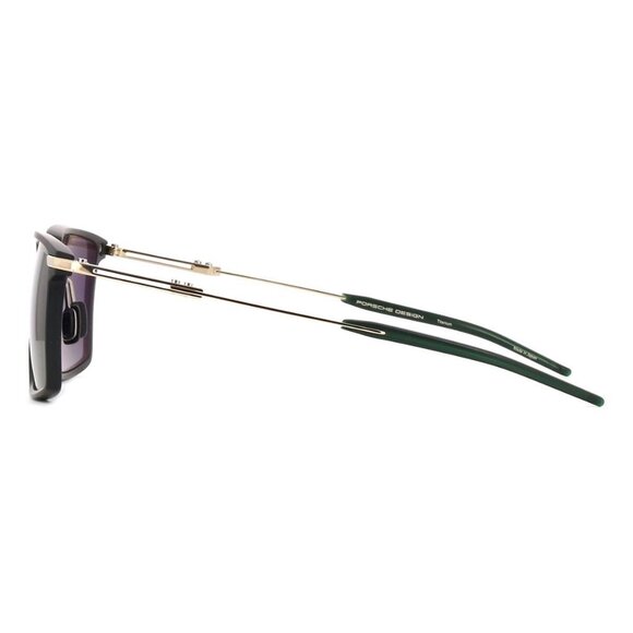 New PORSCHE DESIGN Green Square P8986 C Sunglasses Women - Picture 3 of 4